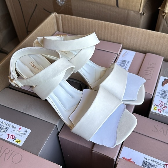 Franco Sarto Stud Ankle Strap Wedge Sandal - Picture 5 of 8